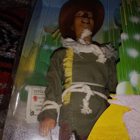 Vintage 1988 Wizard Of Oz Scarecrow Doll 50th Anniversary - Picture 5 of 10